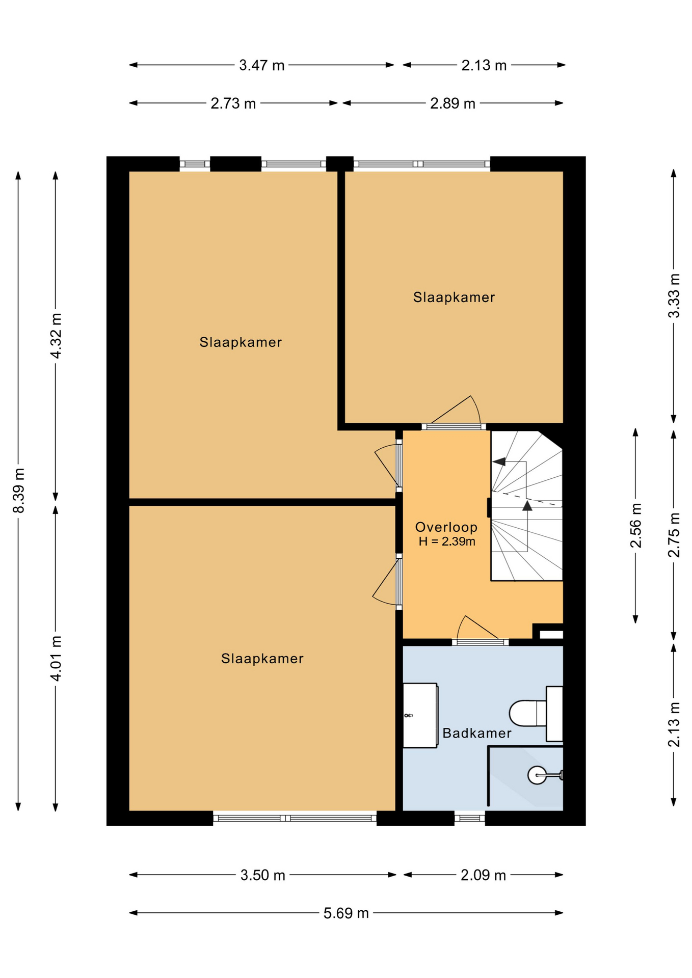 Karveel 48 19 - 8242 VL - lelystad-plattegrond-2